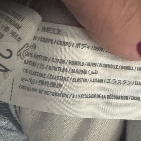 Abercrombie & Fitch High Rise Skinny Jeans Curve Love Size 14L - Picture 4 of 4